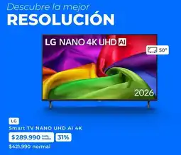 Paris Lg - smart tv nano uhd ai 4k oferta