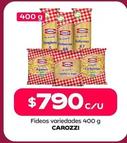 Tottus Carozzi - fideos variedades oferta