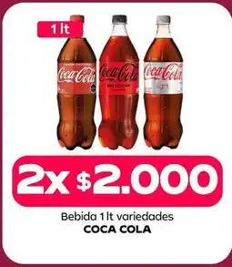 Tottus Coca cola - bebida 1 it variedades oferta