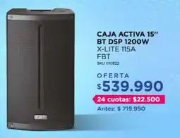 Audiomusica Activia - caja 15'' bt dsp 1200w oferta