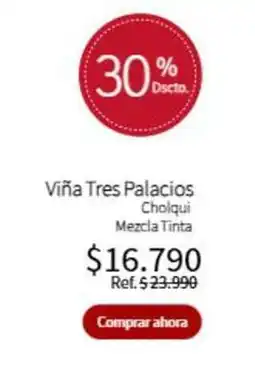 El Mundo del Vino Palacios - viña tres oferta