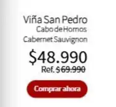 El Mundo del Vino Cabo de hornos - viña san pedro oferta