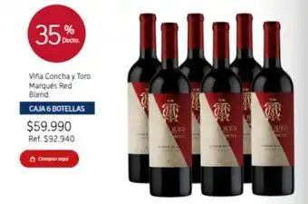 Concha y toro - viña concha y toro marqués red blend