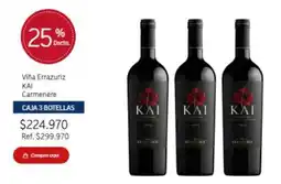 El Mundo del Vino Errázuriz - kai oferta