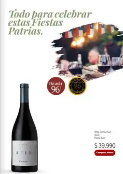 El Mundo del Vino Pinot noir - todo para celebrar estas fiestas patrias oferta