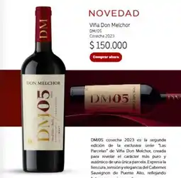 El Mundo del Vino Las parcelas - vinha don melchor oferta