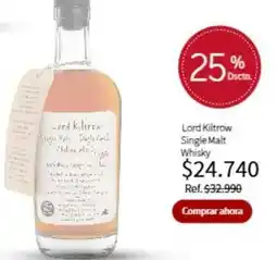 El Mundo del Vino Lord kiltrow single malt whisky oferta