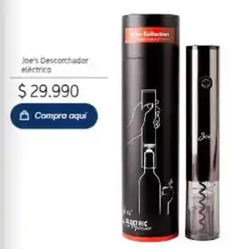 El Mundo del Vino Joe's descorchador eléctrico oferta