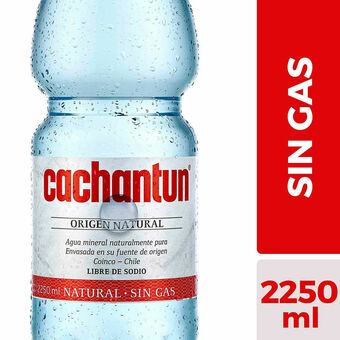 Unimarc Agua mineral Cachantun sin gas 2.25 L oferta