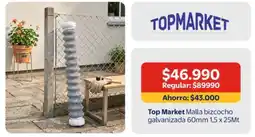 Lider Top Market Malla bizcocho galvanizada oferta