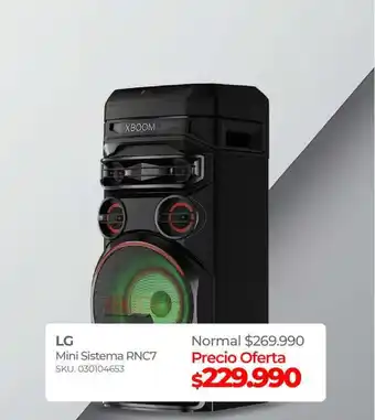 Lg - mini sistema rnc7