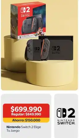 Lider Nintendo Switch 2 Elige Tu Juego oferta
