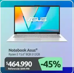 PC Factory Asus - notebook oferta