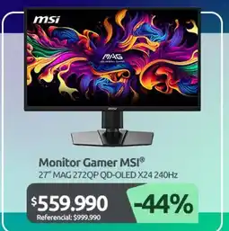 PC Factory Msi - monitor gamer oferta
