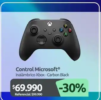 Control - inalambrico xbox-carbon black