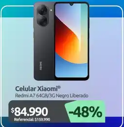 PC Factory Xiaomi - celular redmi a7 64gb/3g negro liberado oferta