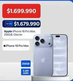 Lider Apple - iphone 18 pro max oferta