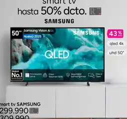 Ripley Samsung - smart tv 50 hass dct. 50 oferta