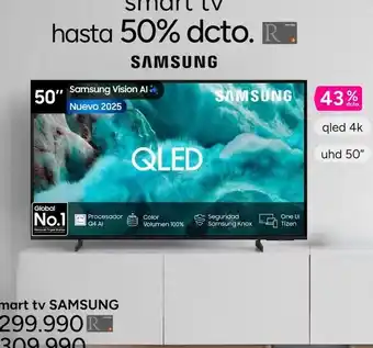 Samsung - smart tv 50 hass dct. 50