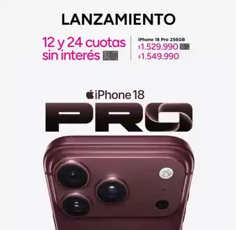 Iphone 18 pro 256gb