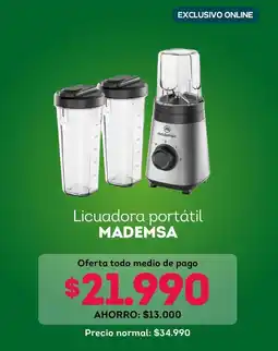 Tottus Mademsa - licuadora portatil oferta