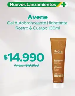 Cruz Verde Avène - gel autobronceante hidratante rostro & cuerpo oferta