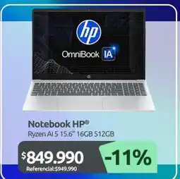 PC Factory Hp - notebook oferta