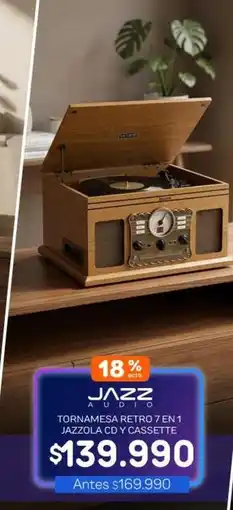 Casa Royal Tornamesa retro 7 en 1 azulato y cassette oferta