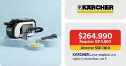 Lider Karcher - lava-aspiradora tapiz y manchas oferta