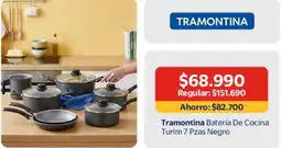 Lider Tramontina - bateria de cocina oferta