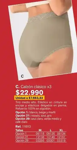 Leonisa Calzon clasico oferta