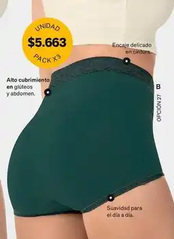 Leonisa Alto cubrimiento en gluticos oferta