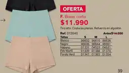 Leonisa Boxer corto oferta