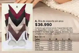 Leonisa Arcos - bra de soporte sin arco oferta
