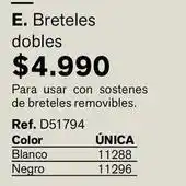Leonisa Breteles dobles oferta
