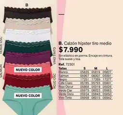 Leonisa Suave - calzon hipster tiro medio oferta