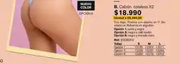 Leonisa Perla - calzon colales x2 oferta