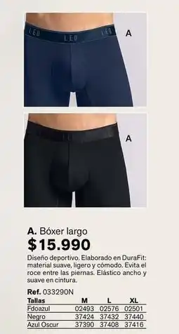 Leonisa Suave - boxer largo oferta