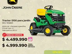 Easy Tractor S100 para jardín oferta