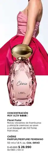L'Bel Chérie Parfum/Perfume Femenino oferta