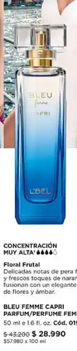 L'Bel Bleu femme capri parfum/perfume femenino oferta