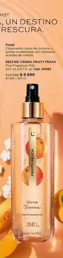 L'Bel Destiné Vienna Fruity Peach Fine Fragrance Mist oferta