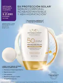 L'Bel Sérum corporal protector solar oferta