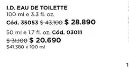 L'Bel I.D. Eau de Toilette oferta