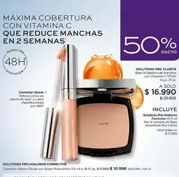 L'Bel Solutions pro clarite base aclaradora de manchas con vitamina c fps30 oferta