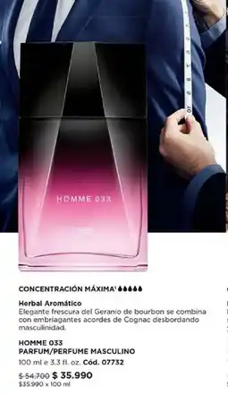 L'Bel Homme 033 parfum/perfume masculino oferta