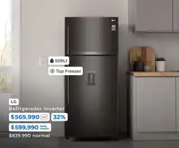 Paris Lg - refrigerador inverter oferta