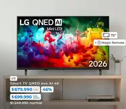 Paris Lg - smart tv qned evo al 4k oferta
