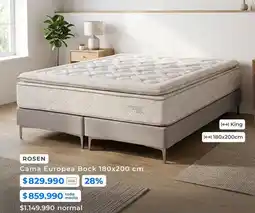 Paris Rosen - cama europea oferta