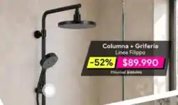 Stretto Columna + griferia linea oferta